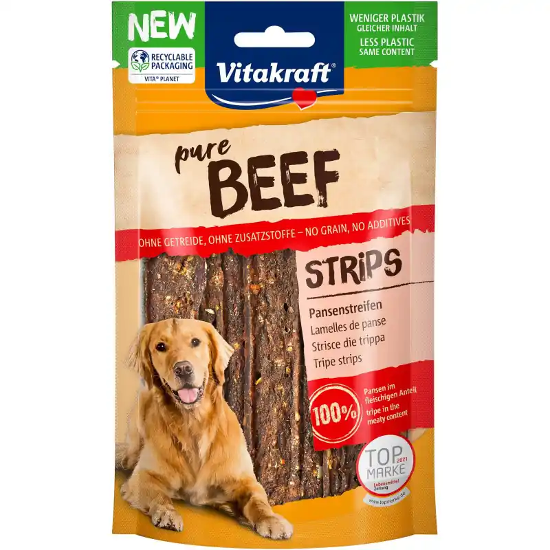 Vitakraft Beef Tripe Strips 80gr Gecertificeerd