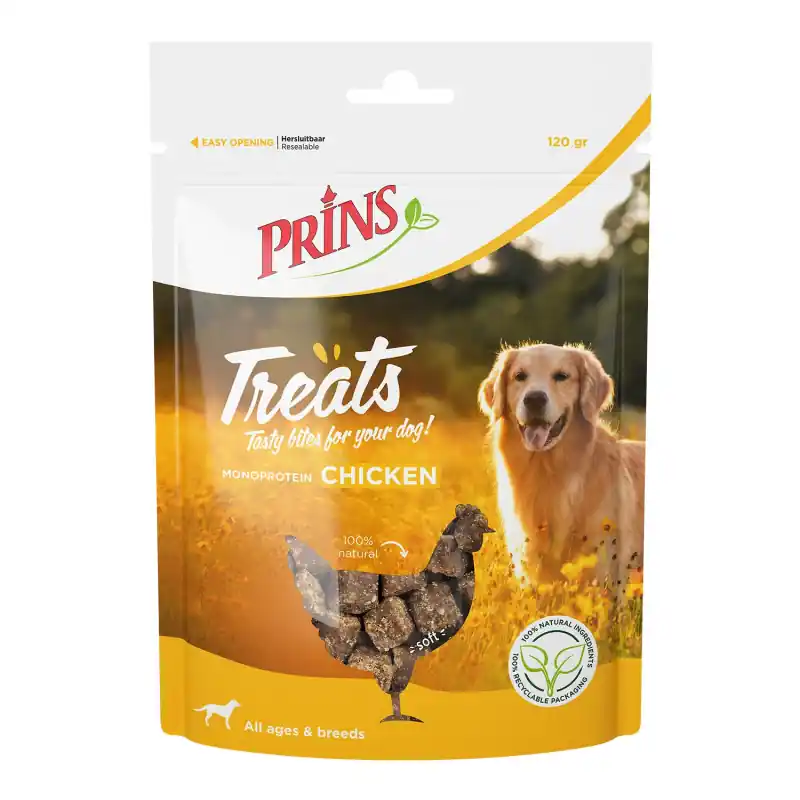 Exclusieve Aanbieding Prins Treats Chicken 120 Gram