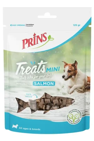 Uitverkoop Prins Treats Salmon Mini 120 Gram
