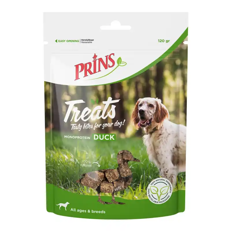 Prins Treats Duck 120 Gram Uitverkoop