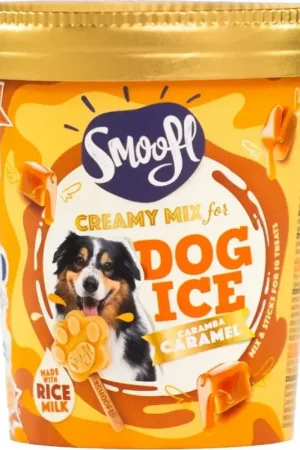 Snelle Levering Smoofl Mix voor Hondenijsjes – Caramel 160 gram