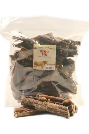Lamphen Natuurlijke Hondensnack Gedroogde Runderpens 1 kg Shop Nu