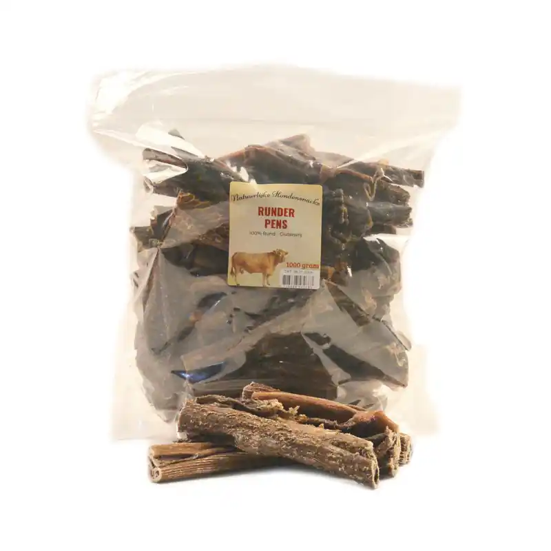 Lamphen Natuurlijke Hondensnack Gedroogde Runderpens 1 kg Shop Nu