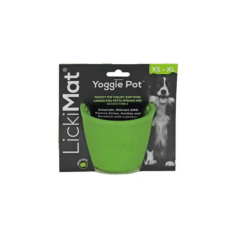 LickiMat Yoggie Pot Groen 8cm Laatste Kans