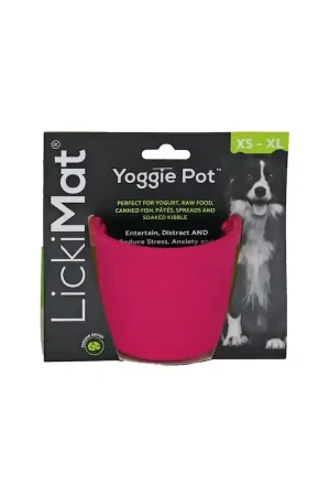 Fabrieksprijs LickiMat Yoggie Pot Roze 8cm