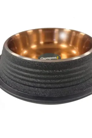 Laatste Kans Quapas! Quapas! RVS Voerbak met Anti-slip Small 23 cm