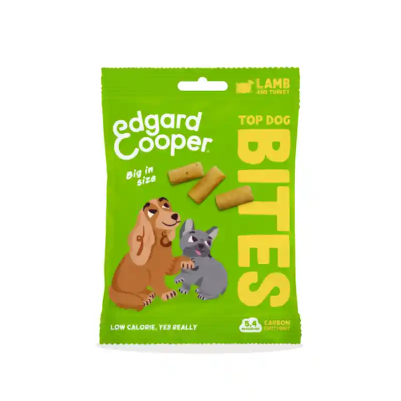 Edgard en Cooper Grote Bites Lam en Kalkoen 50 gram Laatste Kans