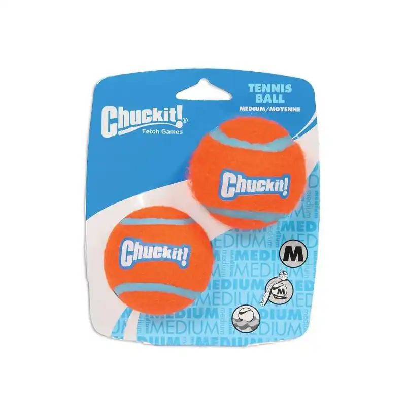 Koopje Chuckit Tennis Ball Medium 6 cm 2 st