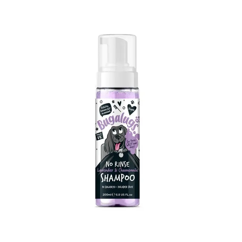 Lage Kosten Bugalugs No Rinse - Lavendel & Kamille honden Shampoo 200 ml