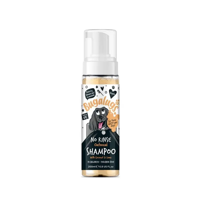Gereduceerde Prijs Bugalugs No Rinse - Oatmeal Honden Shampoo 200 ml