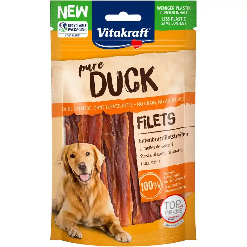 Bestel Nu Vitakraft Duck Filets 80gr