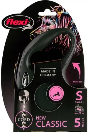 Nu Kopen Flexi Classic koord S Zwart 5 Meter