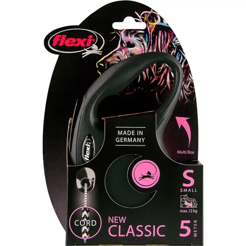 Nu Kopen Flexi Classic koord S Zwart 5 Meter