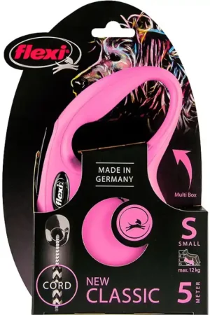 Flexi Classic koord S Roze 5 meter Finale Uitverkoop