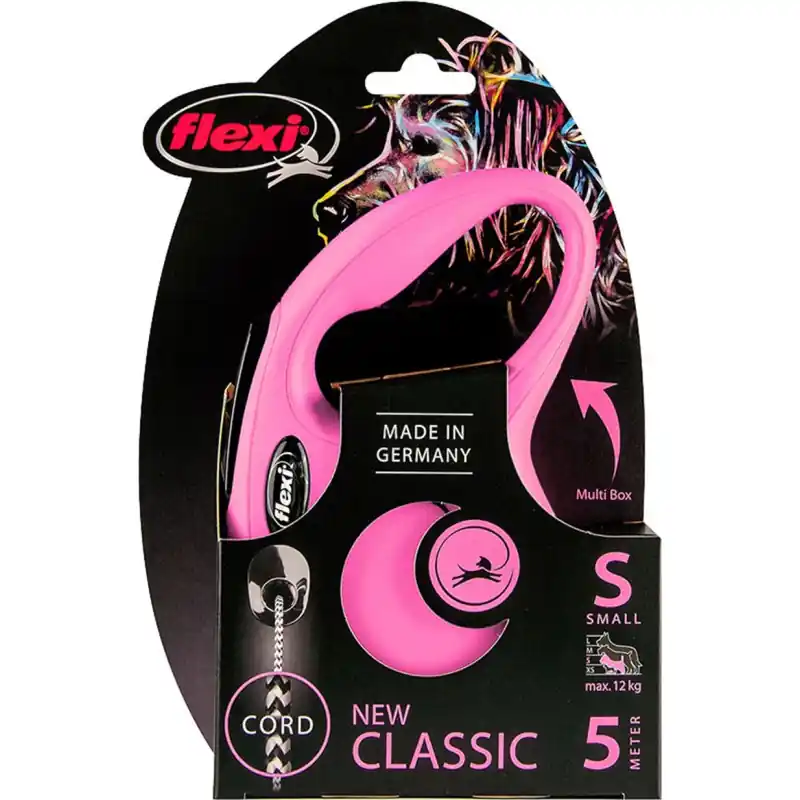 Flexi Classic koord S Roze 5 meter Finale Uitverkoop
