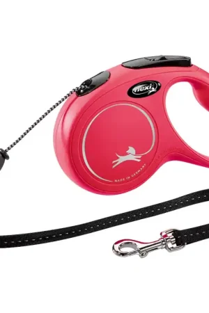 Exclusieve Aanbieding Flexi Classic koord M Rood 5 meter