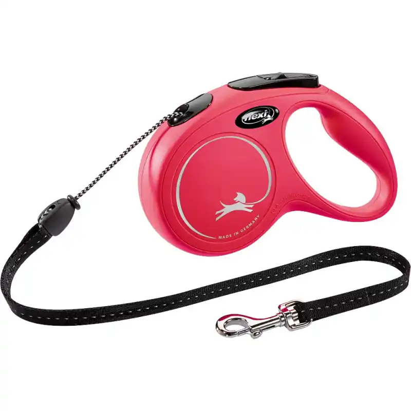 Exclusieve Aanbieding Flexi Classic koord M Rood 5 meter