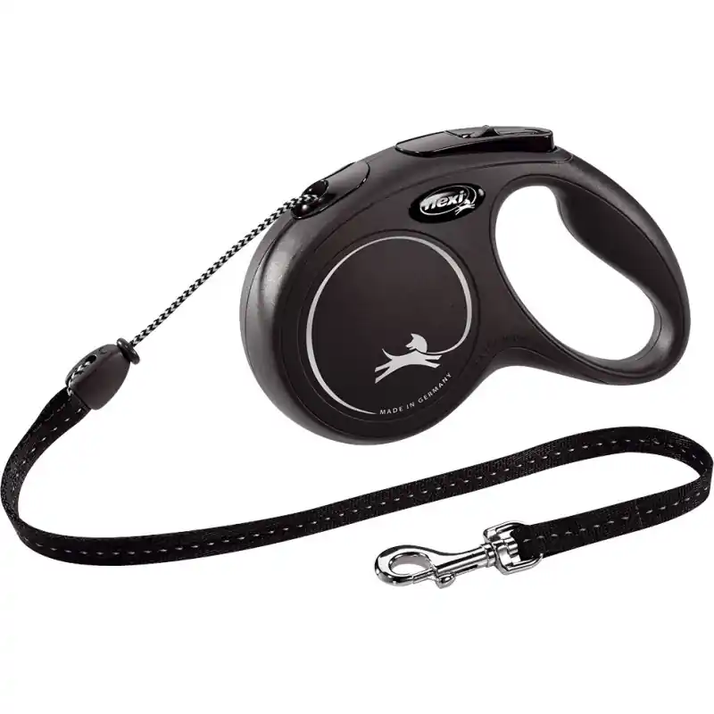 Laatste Kans Flexi Classic koord M Zwart 5 meter
