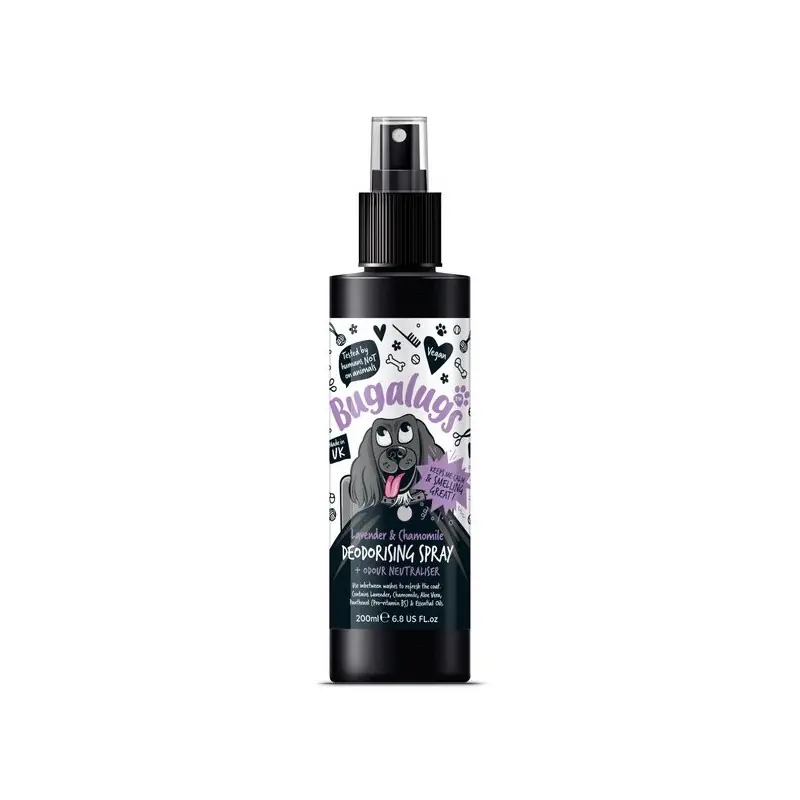Bugalugs Lavendel & Kamille Honden Deo Spray 200 ml Laatste Versie
