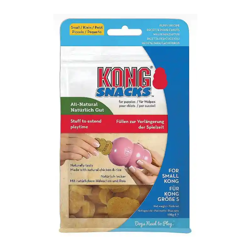 Express Levering Kong Puppy Snacks Kip/Rijst Large 312 gram