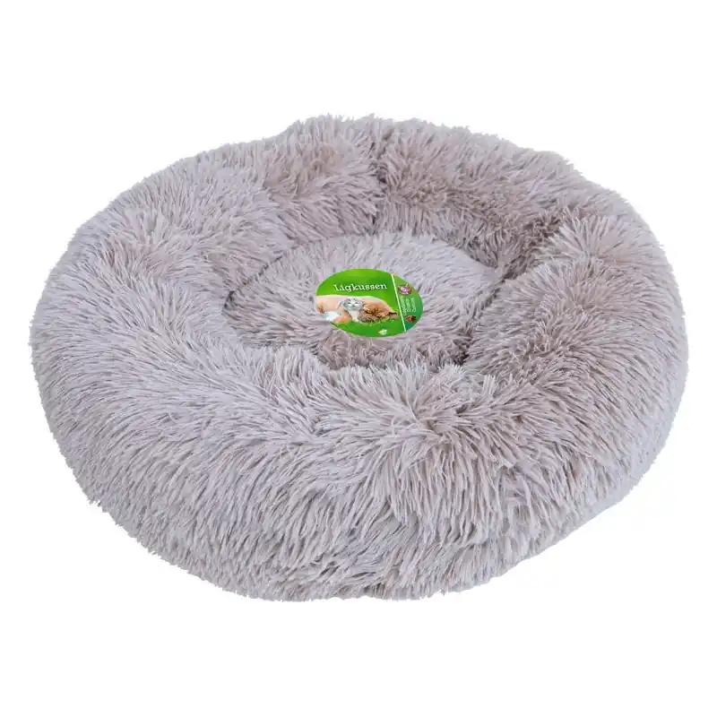 Boony Donut Supersoft 85 cm Taupe Koop Vandaag