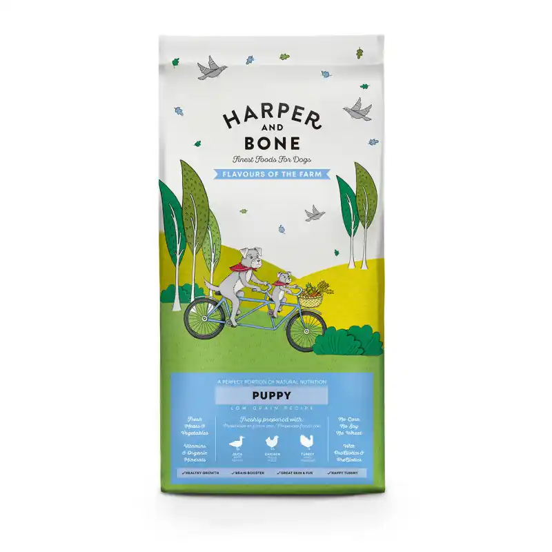 Laatste Versie Harper en Bone Puppy Flavours of the Farm 12kg