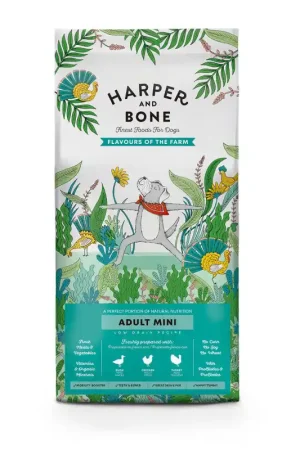Beperkte Voorraad Harper en Bone Adult Hond Mini Flavours of the Farm 2kg