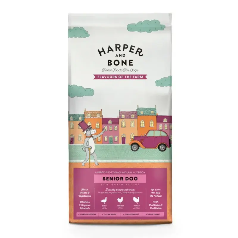 Voordeelprijs Harper en Bone Senior/Light Hond Flavours of the Farm 2 kg