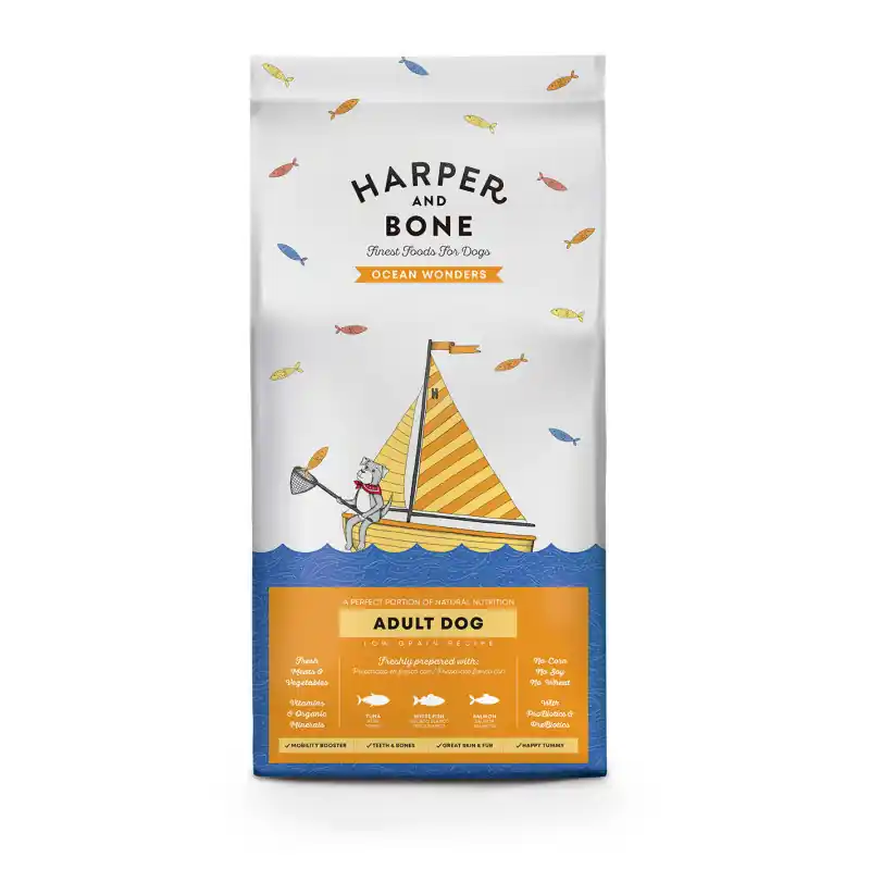 Harper en Bone Adult Hond Ocean Wonders Medium/large 2kg Shop Nu