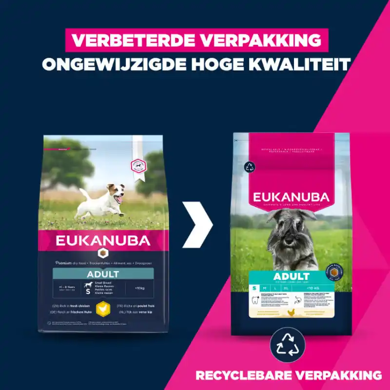 Eukanuba Hondenvoer Adult Small Kip 12kg Lage Kosten