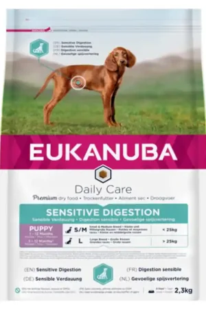 Eukanuba Sensitive Digestion Puppy - 2,3 kg Actieprijs