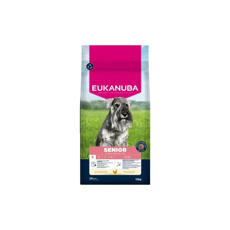 Actieprijs Eukanuba Senior Small Breed Kip - 12 kg