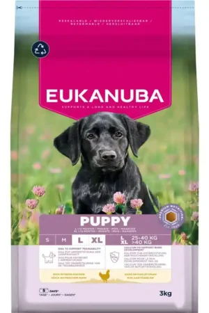 Bestel Nu Eukanuba Puppy Large Breed Kip - 3 kg