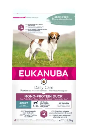Eukanuba Daily Care Mono-Protein Eend - 2,3 kg Bestseller