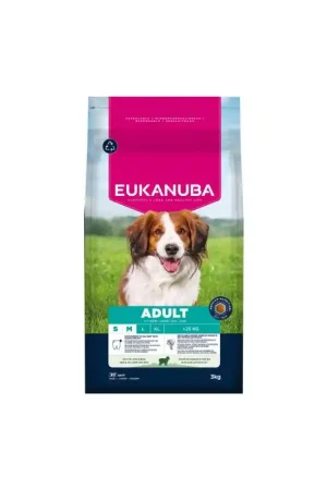Gecertificeerd Eukanuba Adult Small Medium Breed Lam&Rijst - 3 kg