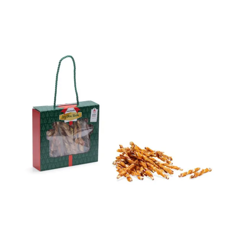 Actieprijs Beeztees kerst kauwstaafjes met kip 30 stuks