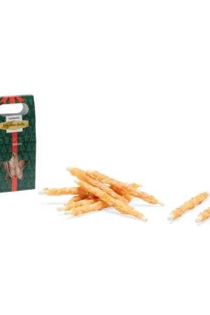 Lage Kosten Beesteez kerst hondensnack kauwstaafjes 8 stuks 12,5 cm