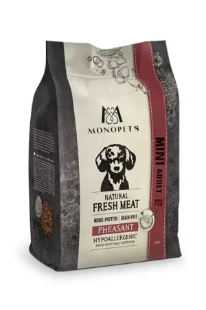 Favoriet Monopets Vers Vlees Mini Fazant Hypoallergeen 2 Kg