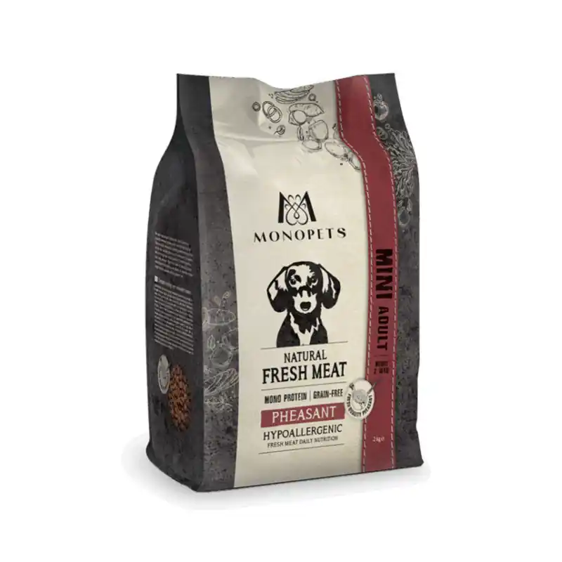 Hete Deal Monopets Vers Vlees Mini Fazant Hypoallergeen 6 Kg