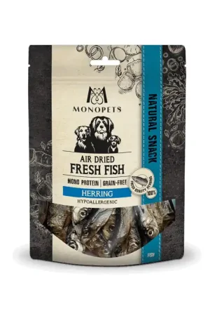 Monopets Snack Lucht Gedroogd Verse Vis Haring 70 Gr Must-Have
