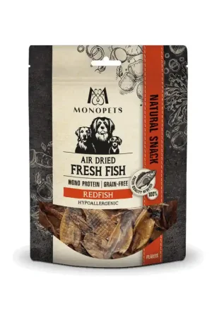 Actieprijs Monopets Snack Lucht Gedroogd Verse Roodbaars Cubes Hypoallergeen 100 Gr