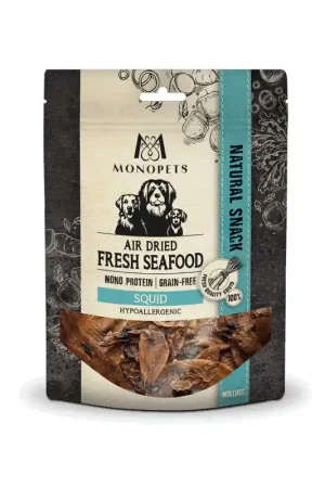 Goedkoop Monopets Snack Lucht Gedroogd Verse Zee Inktvis Hypoallergeen 70 Gr