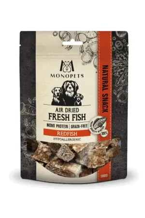 Monopets Snack Lucht Gedroogd Verse Roodbaars Cubes Hypoallergeen 100 Gr Koop Vandaag