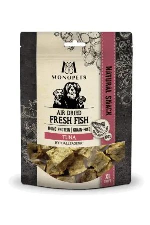 Actieprijs Monopets Snack Lucht Gedroogd Verse Tonijn Cubes XL Hypoallergeen 100 Gr