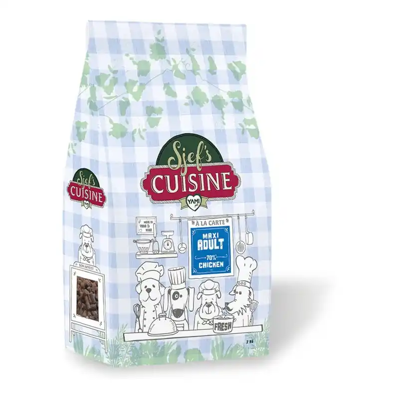 Uitverkoop Sjef‘s Cuisine Maxi Adult Kip Glutenvrij 12,5 Kg