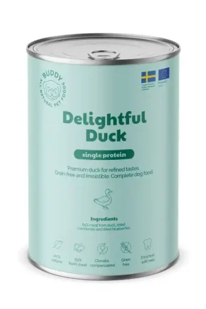 Favoriet Buddy Natvoeding Delightful Duck 400 gram