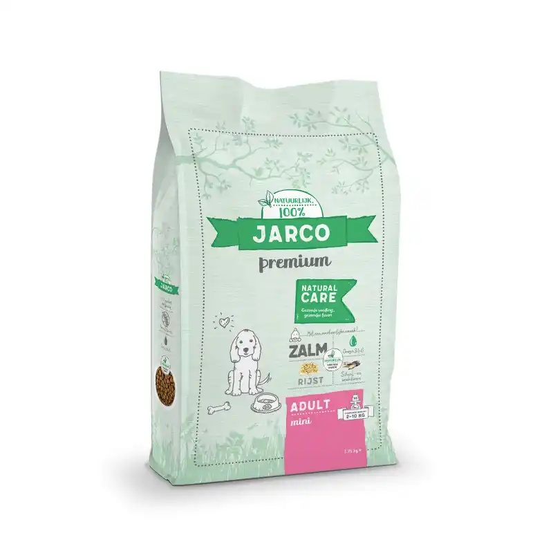 Direct Verzonden Jarco Hond Mini Adult 2-10 kg Zalm 1,75 kg