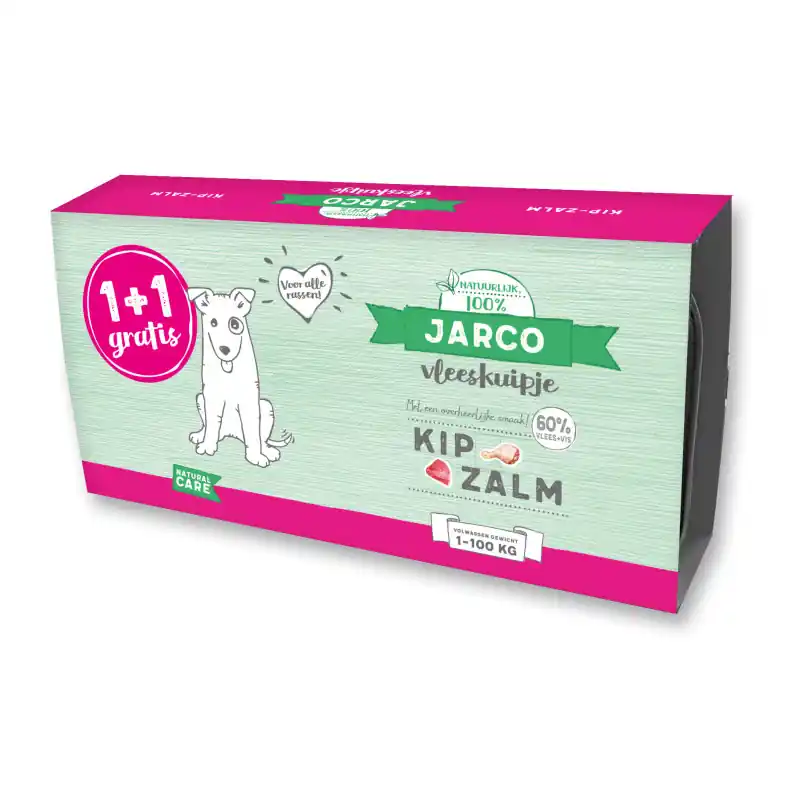 Koop Online Jarco - Kip & Zalm - Paté - Hondenvoer - 2 x 150 g