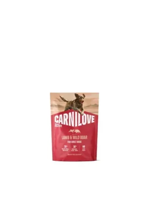 Carnilove Active Lam en Wildzwijn Volwassen Hond 1.5 kg Tijdelijk Beschikbaar