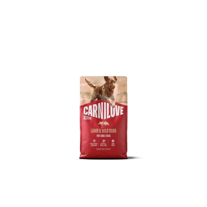 Carnilove Active Lam en Wildzwijn Volwassen Hond 4 kg Actieprijs